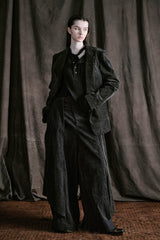 ILNya Nieternite Nifutur Layered Corduroy Wrap-Paneled Wide-Leg Trousers