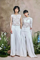 OIPWORD Middle-Pleated Oversized Trousers