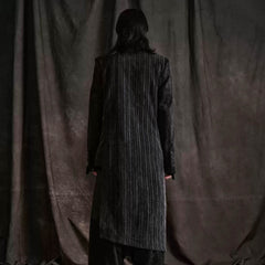 ILNya Nieternite Nifutur Distressed Corduroy Asymmetric Spliced Blazer