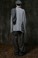 ILNya Nieternite Nifutur Mohair-Blended Crinkled Flared Trousers