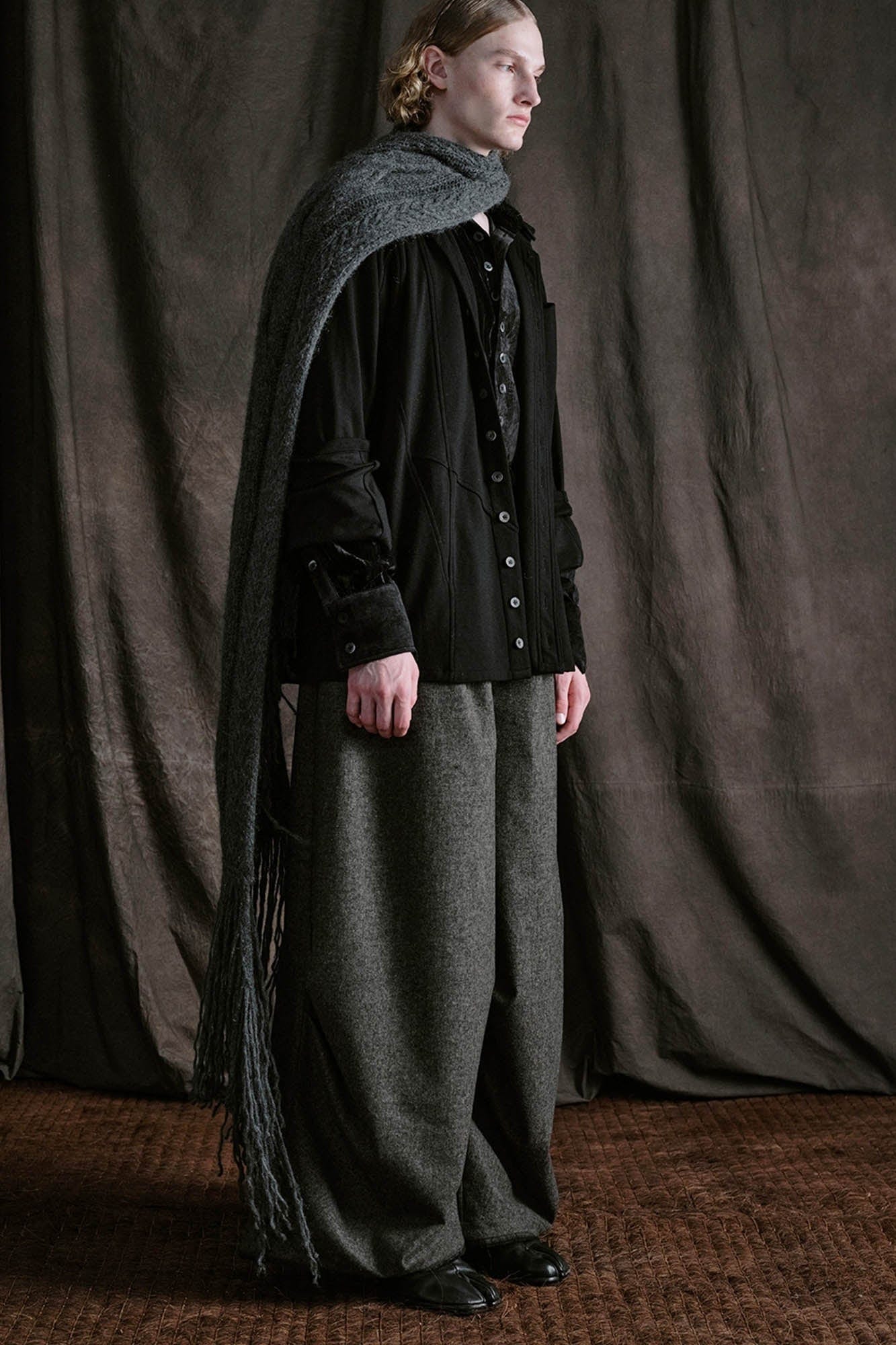 ILNya Nieternite Nifutur Crinkled Wool-Blend Voluminous Trousers
