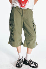 1997 POSTOFFICE Flare Hem Cargo Shorts