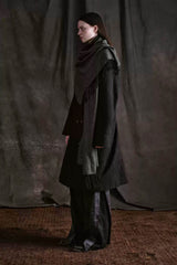 ILNya Nieternite Nifutur Striped Layered-Slit Wide-Leg Wool Trousers