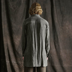 ILNya Nieternite Nifutur Crinkled Layered-Vest Long Shirt