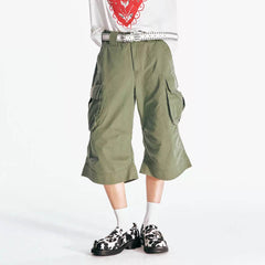 1997 POSTOFFICE Flare Hem Cargo Shorts