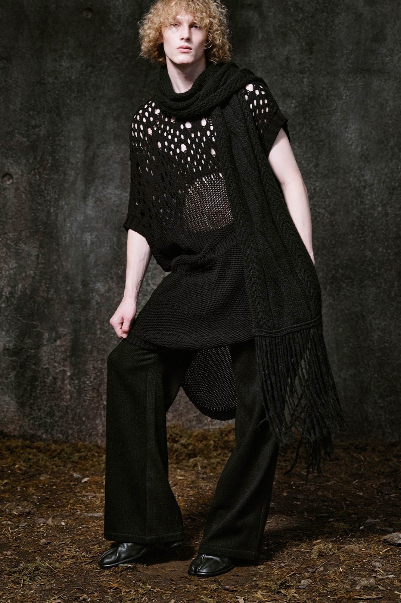 ILNya Nieternite Nifutur Side Button Pleated Wide-Leg Trousers