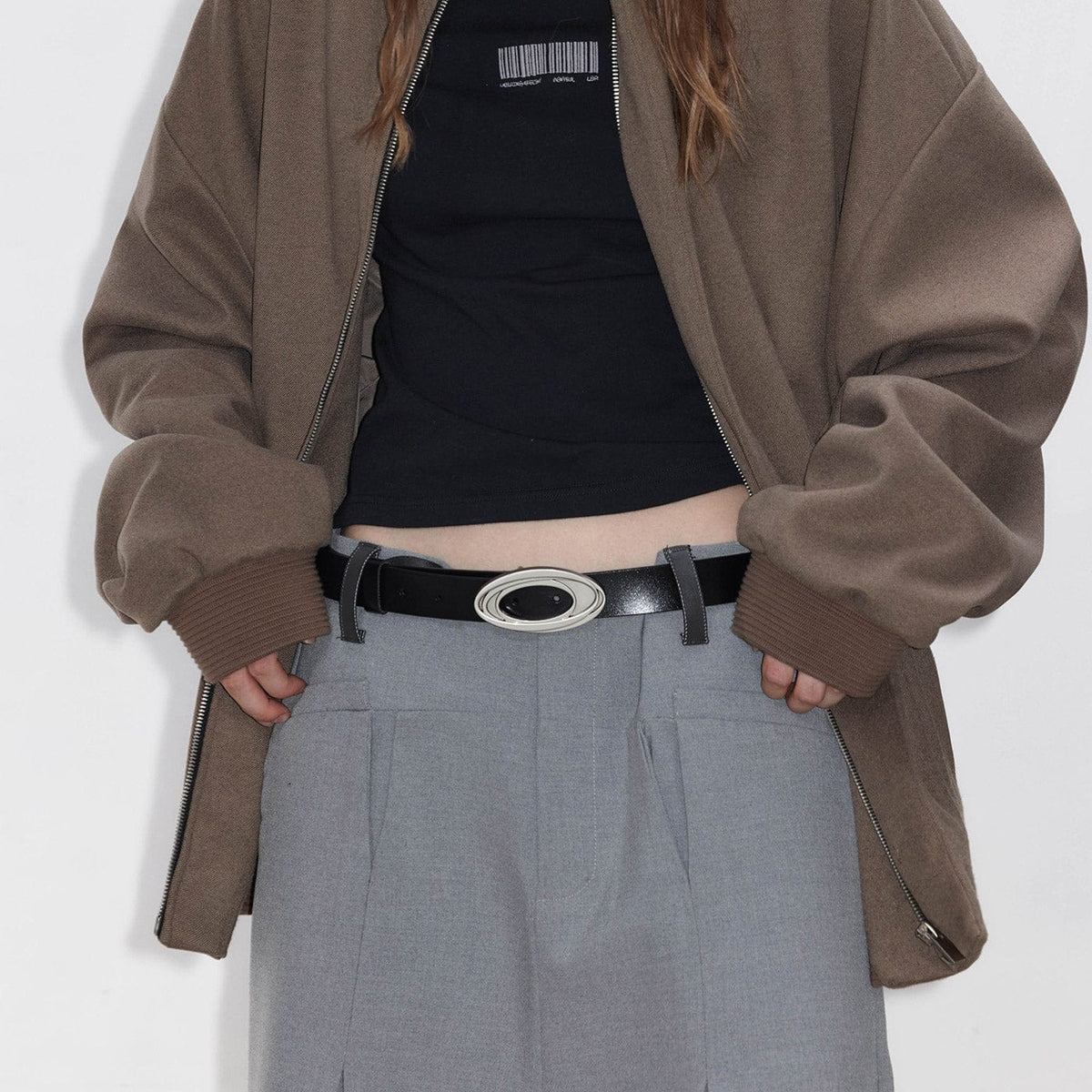 49PERCENT LABELROOM Spiral Logo Belt