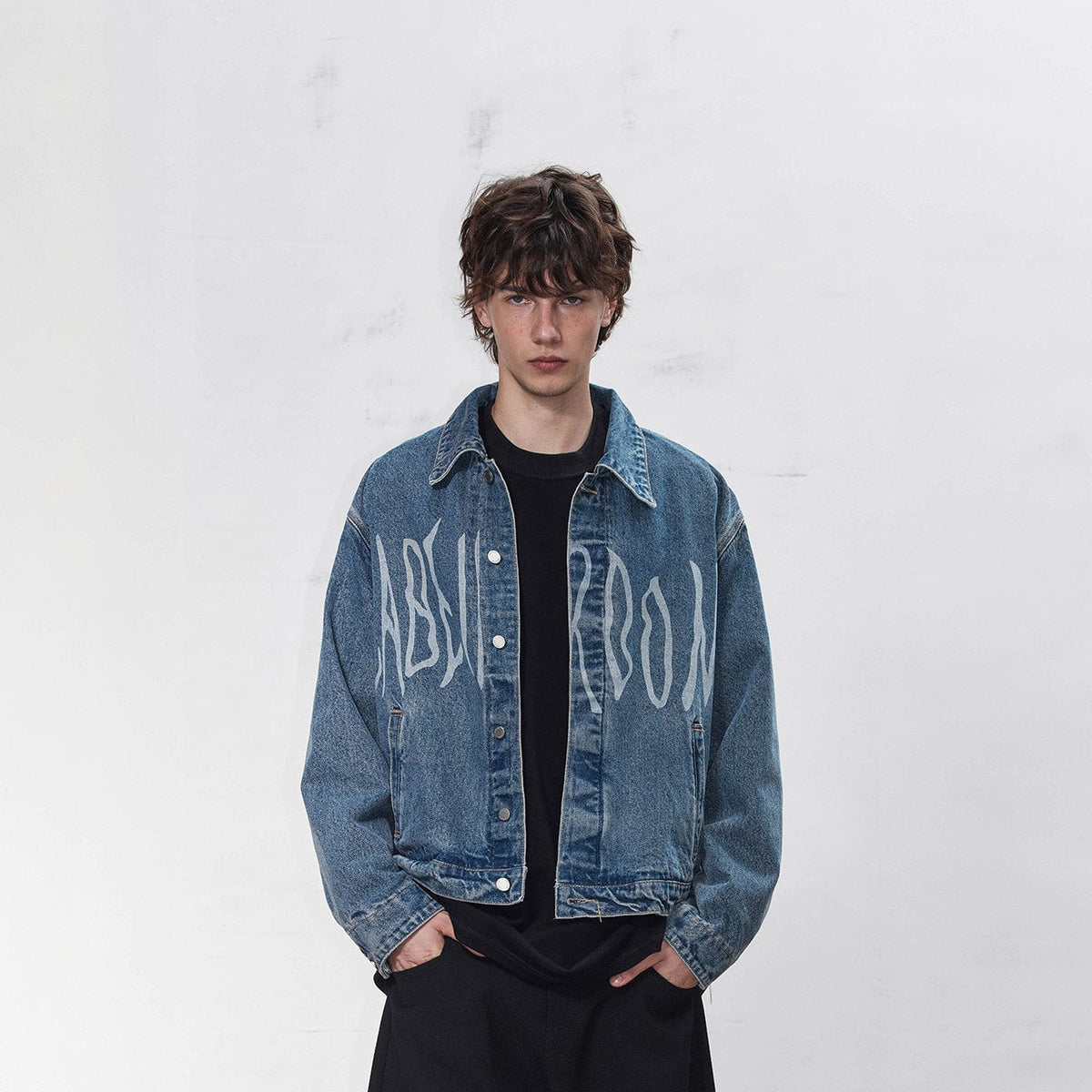 49PERCENT LABELROOM Laser Logo Denim Jacket