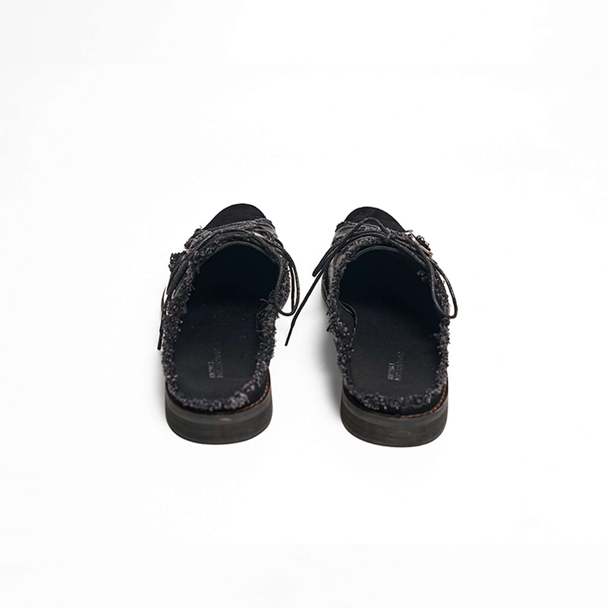 RICHILL Turkish Cowhide Brogue Monk Mule Loafers
