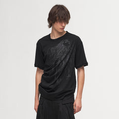 ILNya Nieternite Nifutur Siren Raw-Edge T-Shirt