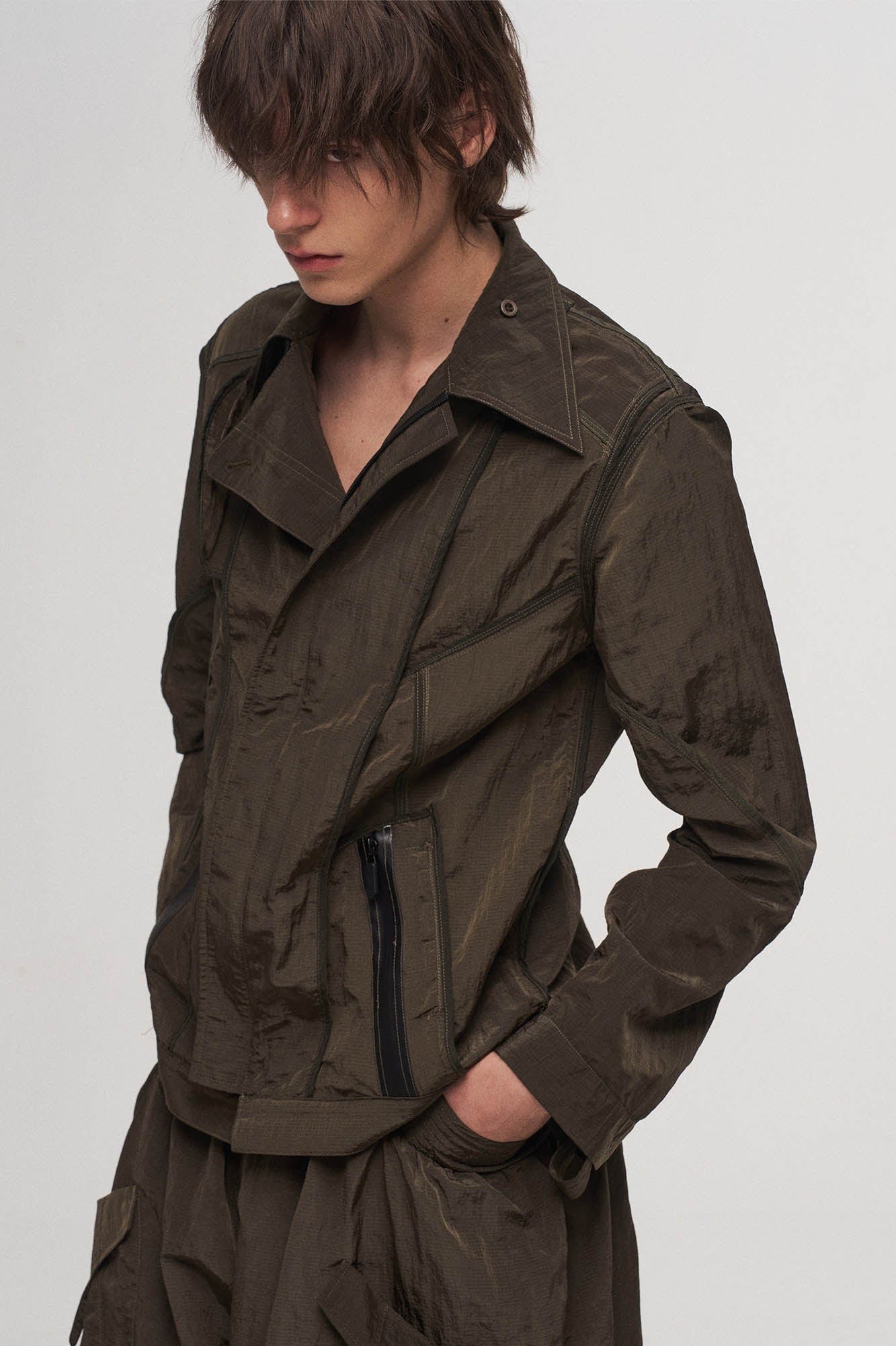 ILNya Nieternite Nifutur Utility Seam-Paneled Reversible Jacket