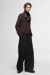 ILNya Nieternite Nifutur Ruffled Spliced High-Neck Jacket