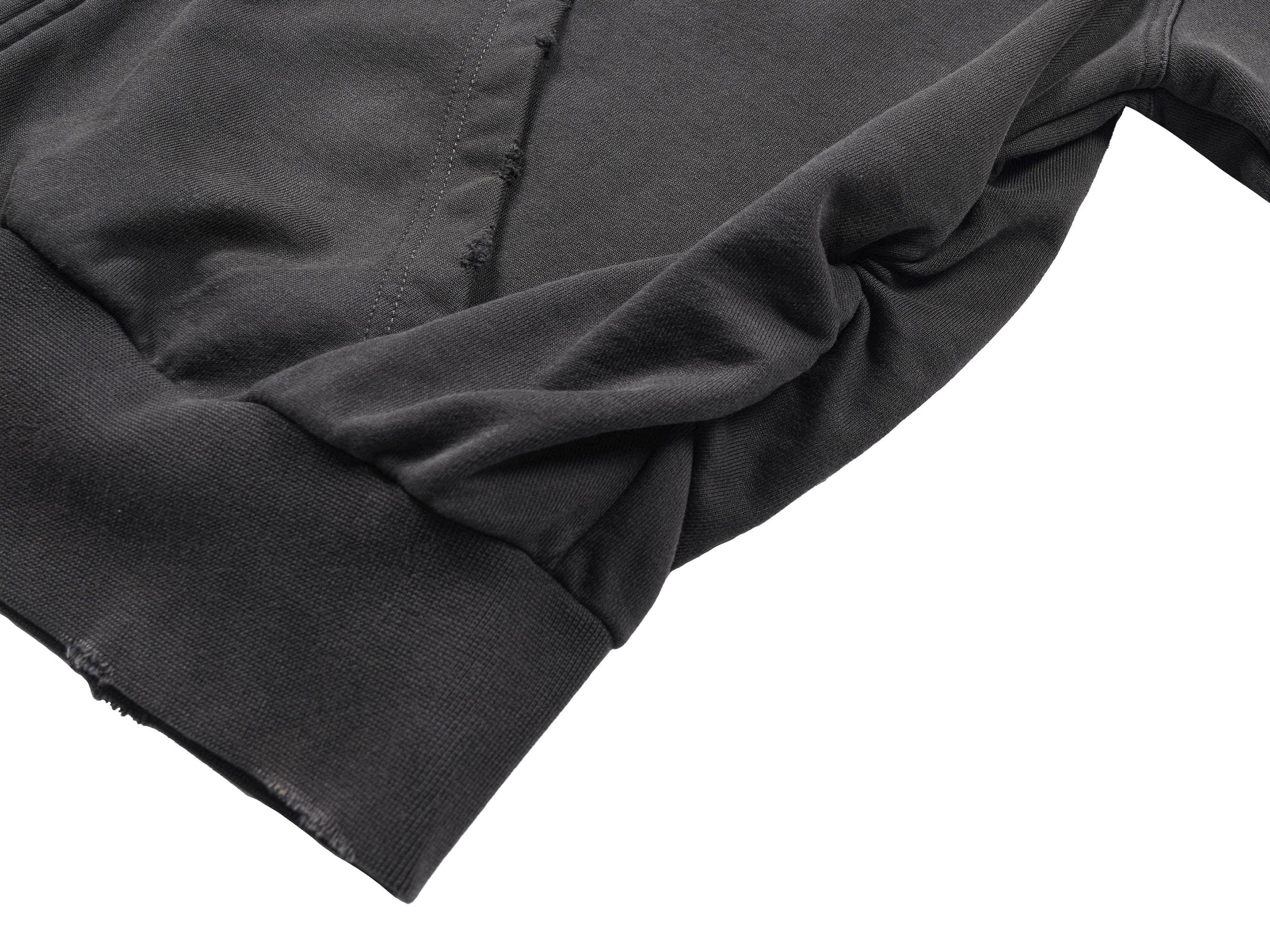 UNDERWATER Distressed Spliced Fallen Armor Zip-Up Hoodie