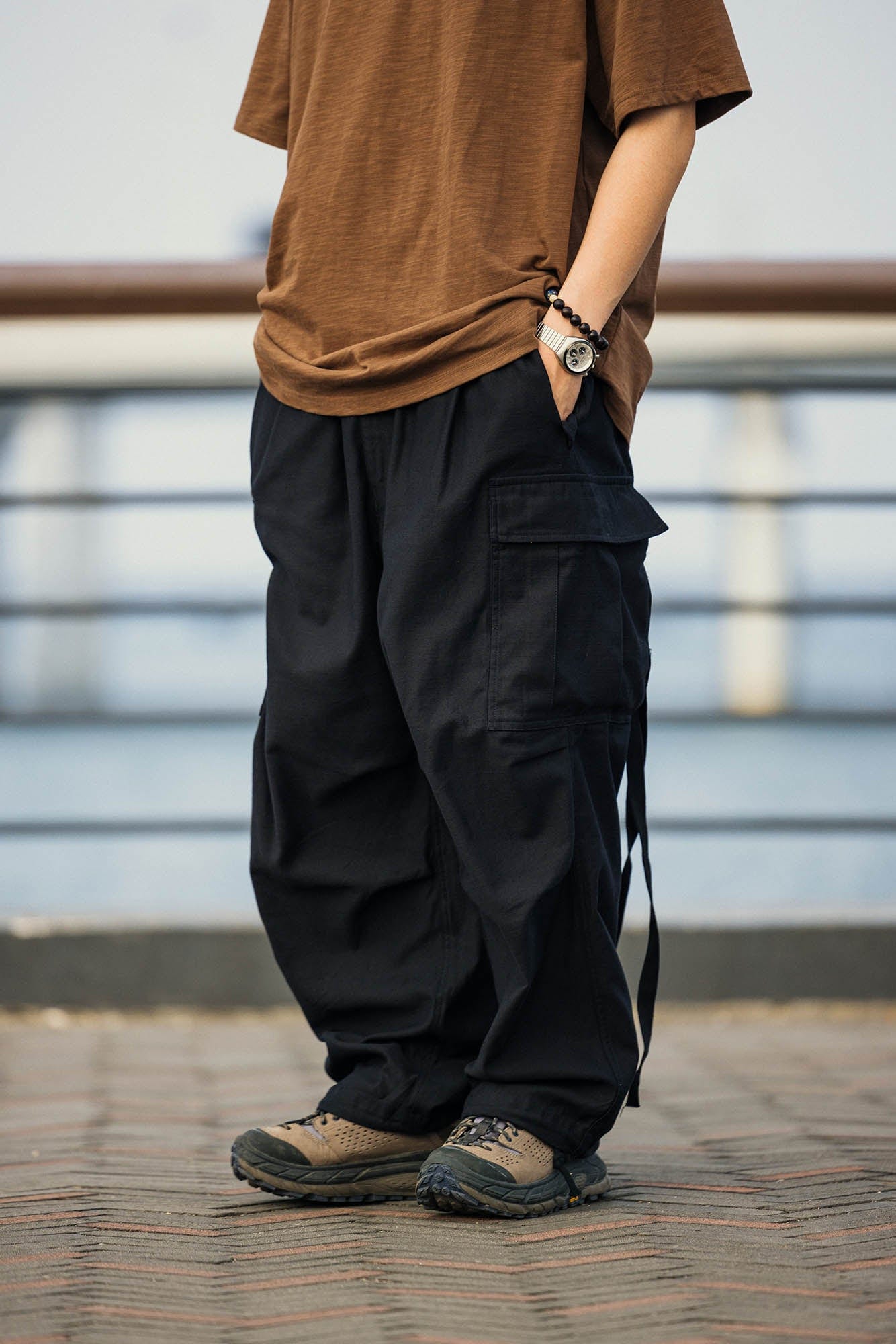 BANANA CLUB Multi-Pocket Strap M51 Cargo Pants