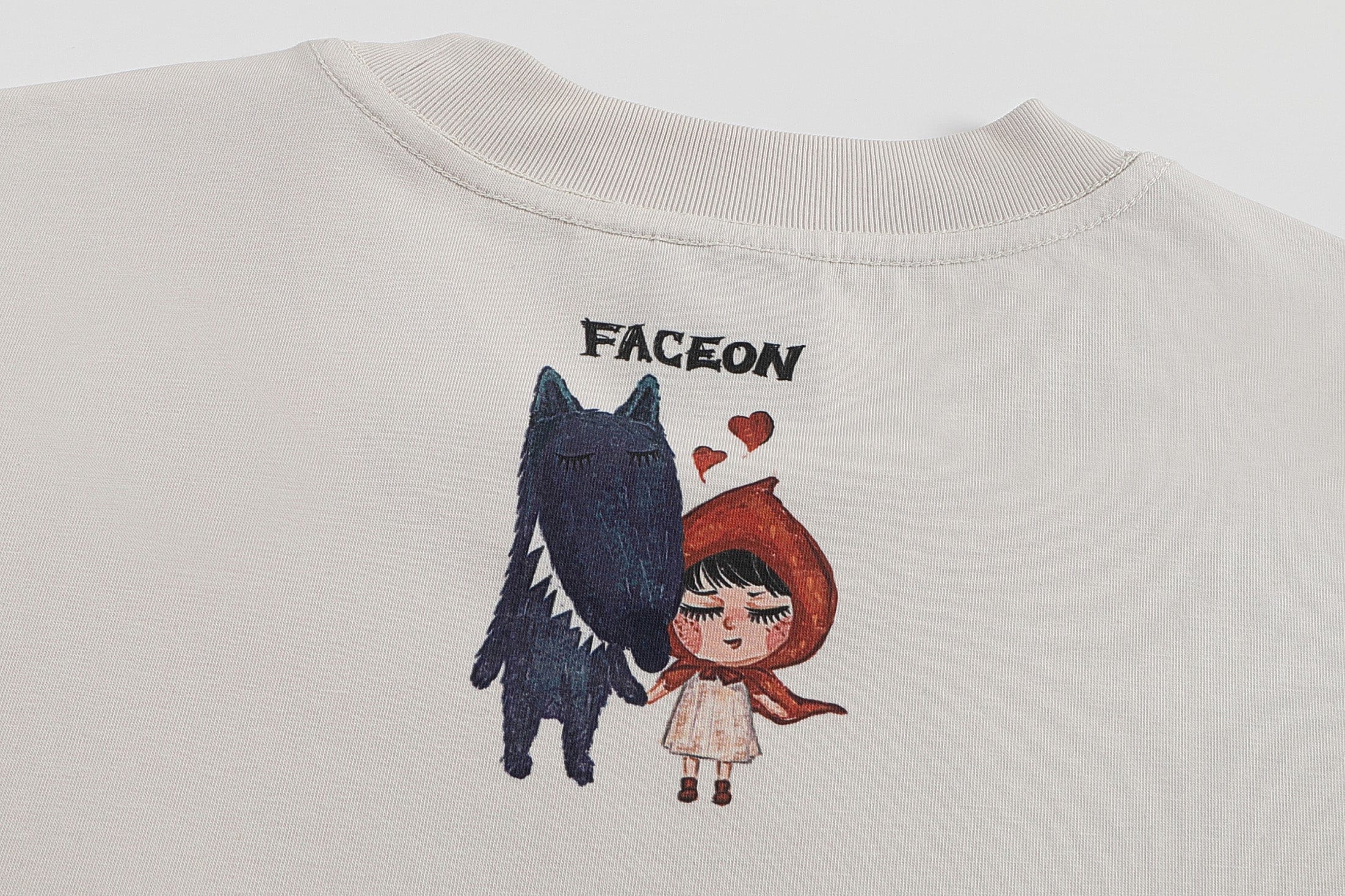 FACEONLAB Big Bad Wolf Oversized T-Shirt