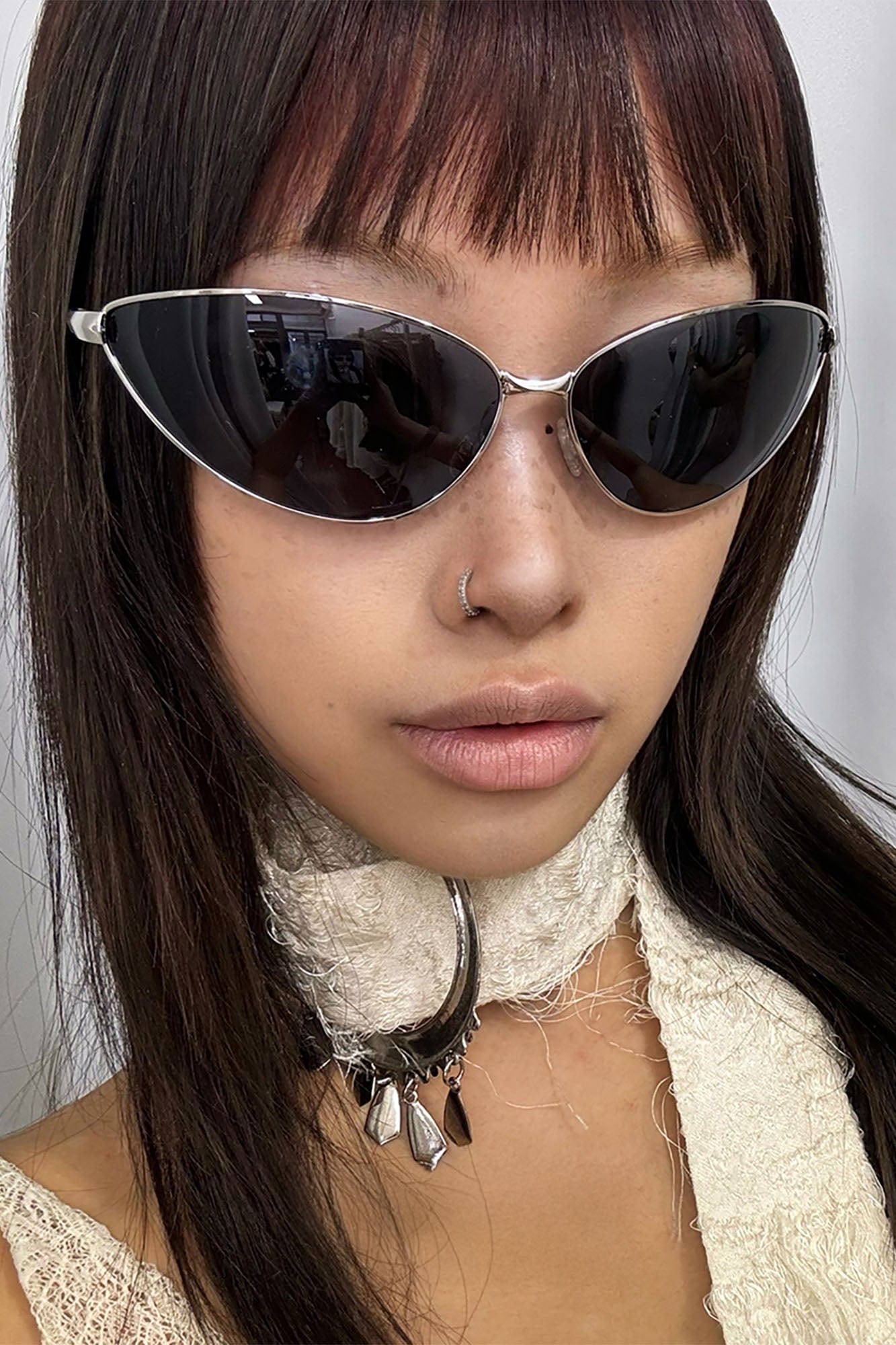 DAMAGE ASIA Alien Cat-Eye Sunglasses