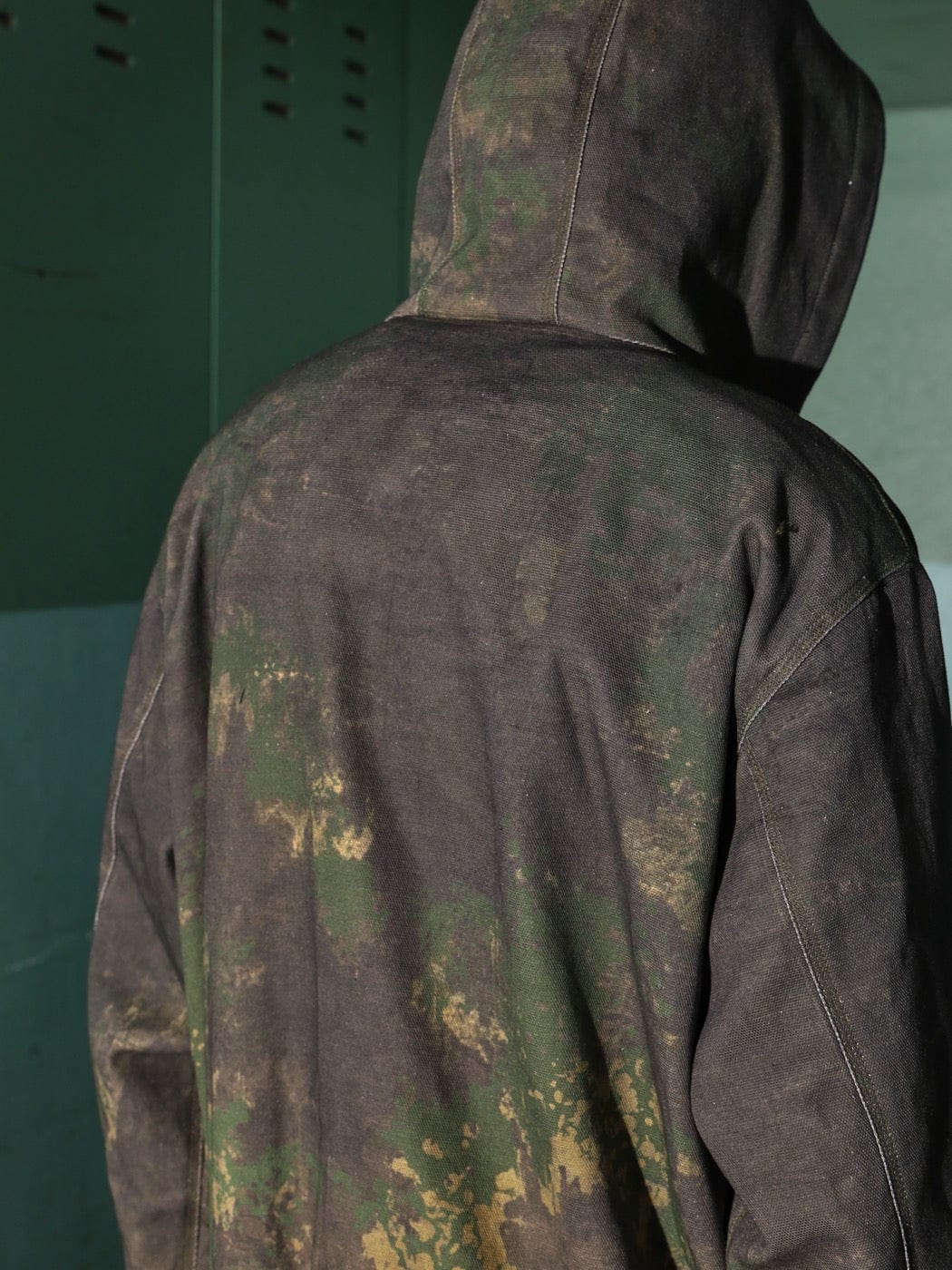 DND4DES Camouflage Graffiti Zip-Up Jacket