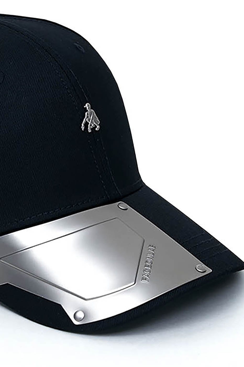 FACEONLAB Metal Plate LOGO Cap Black