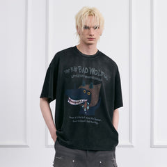FACEONLAB Big Bad Wolf Oversized T-Shirt