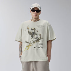 F2CE Retro Knight Graphic T-Shirt