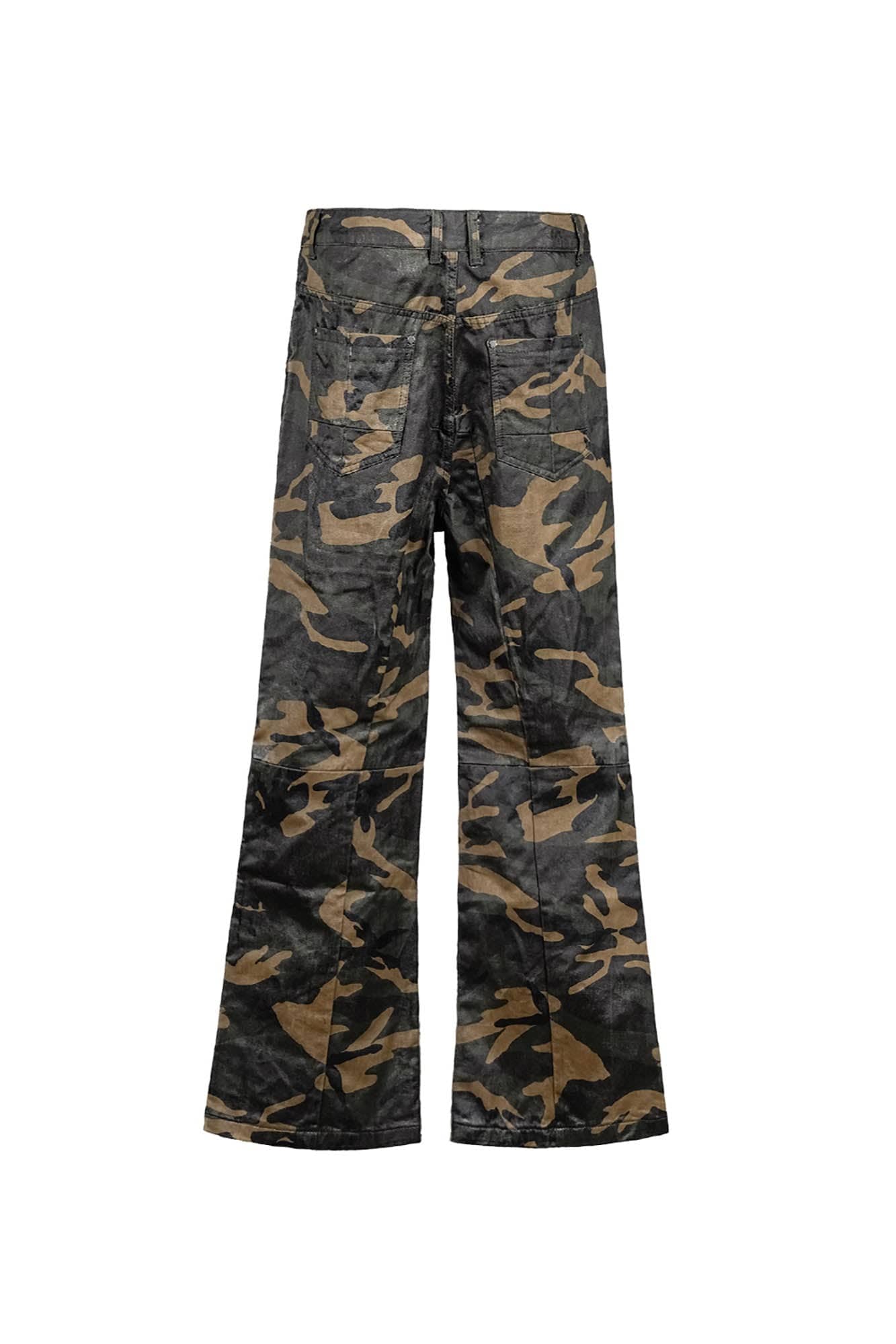 UNDERWATER Camo Deconstructed Fang-Paneled Pants