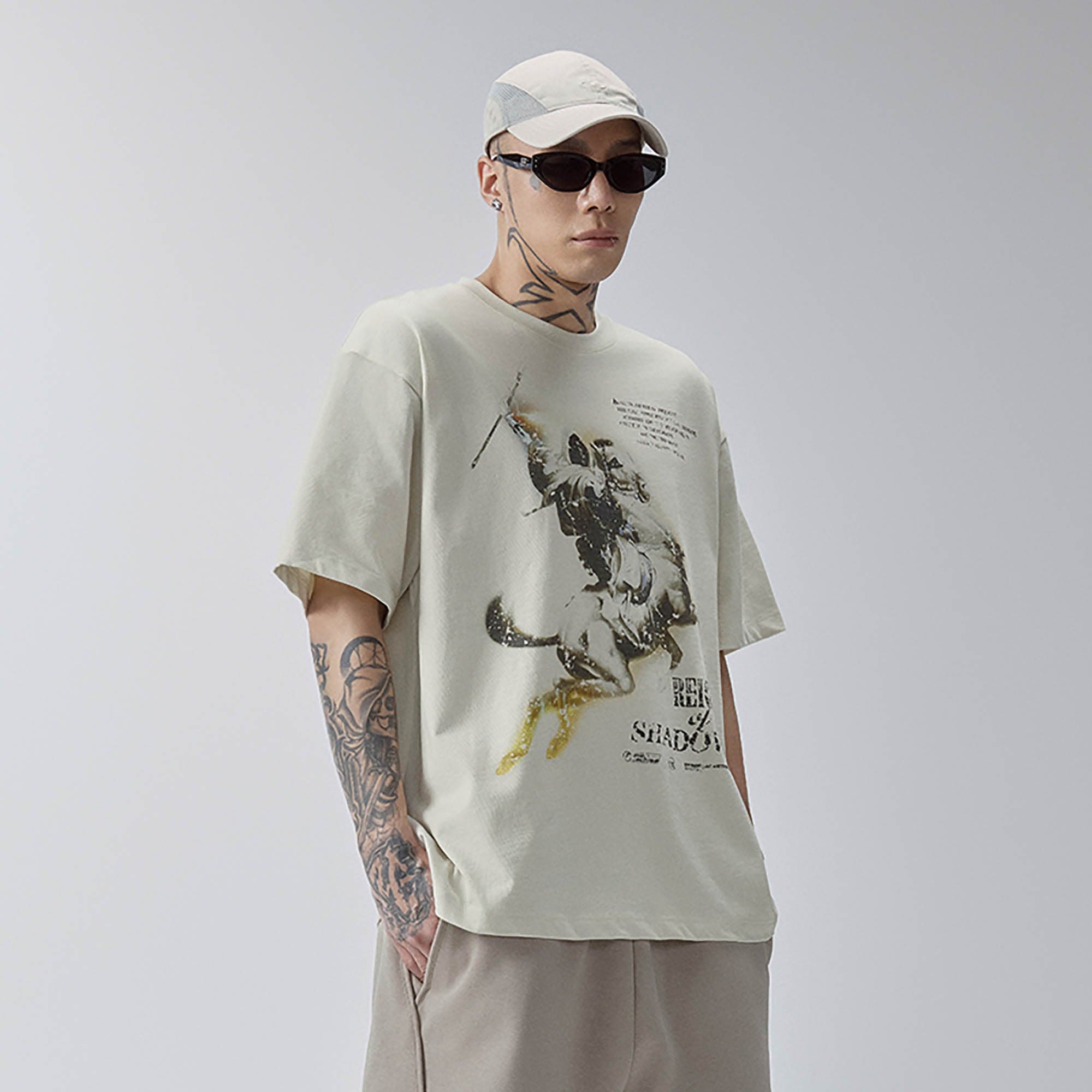 F2CE Retro Knight Graphic T-Shirt