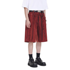 FACEONLAB Volcanic Brush-Painted Shorts
