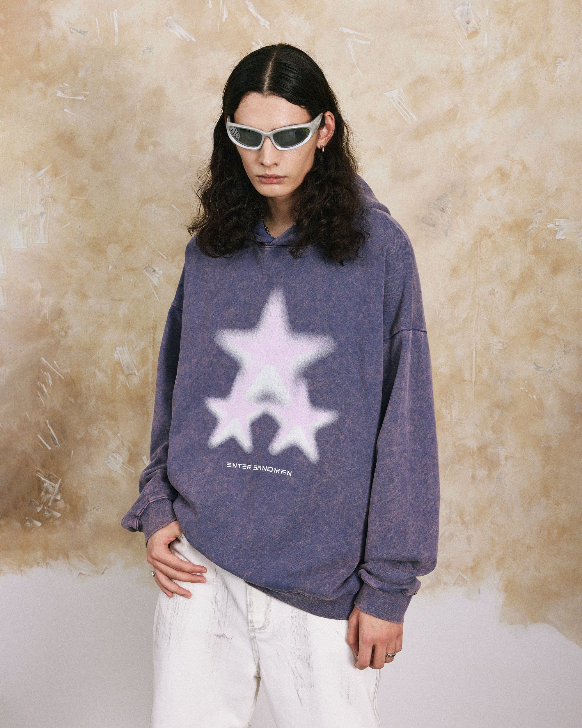 OVDY Soft Stars Faded Hoodie