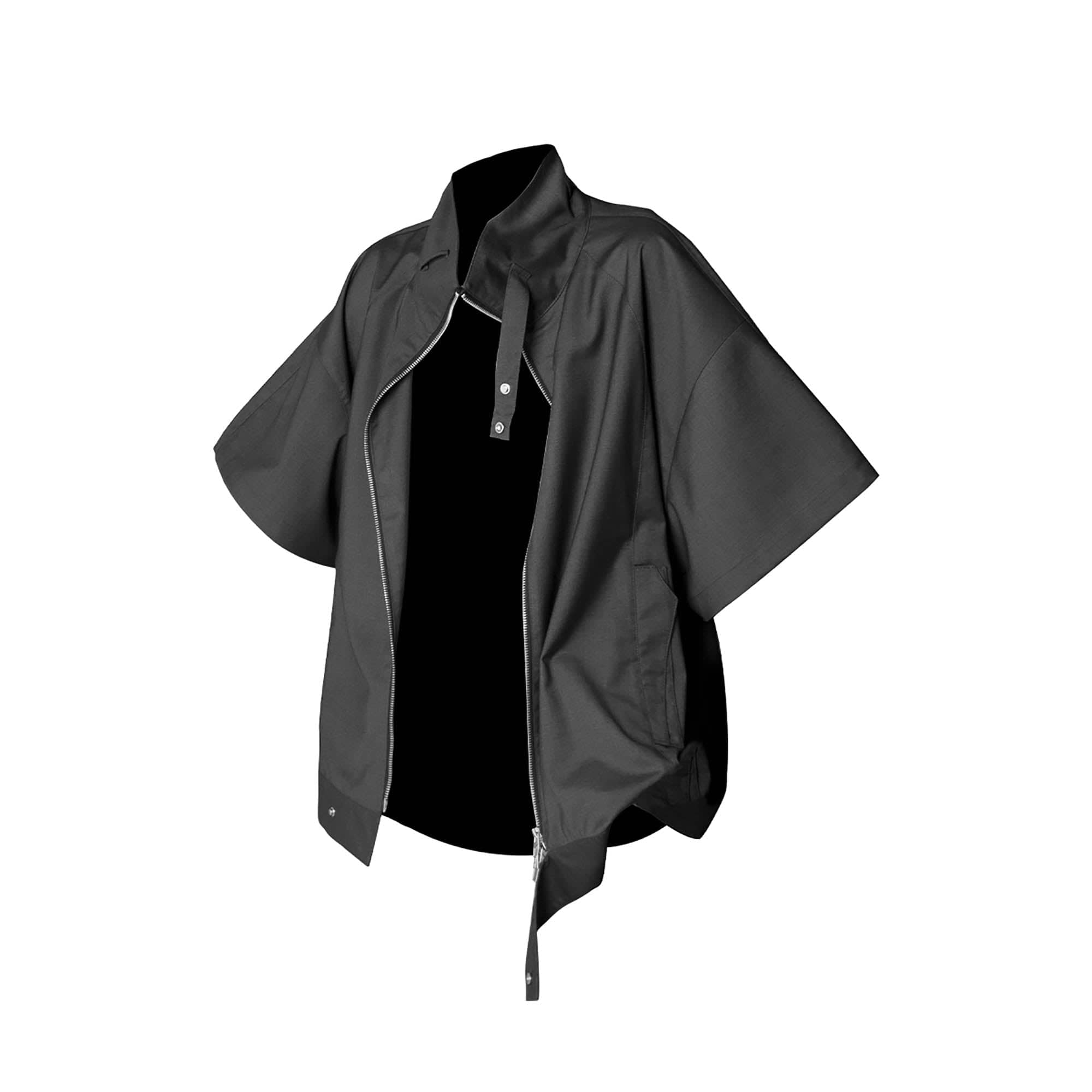 RELABEL Utility Stand Collar Half-Sleeve Jacket