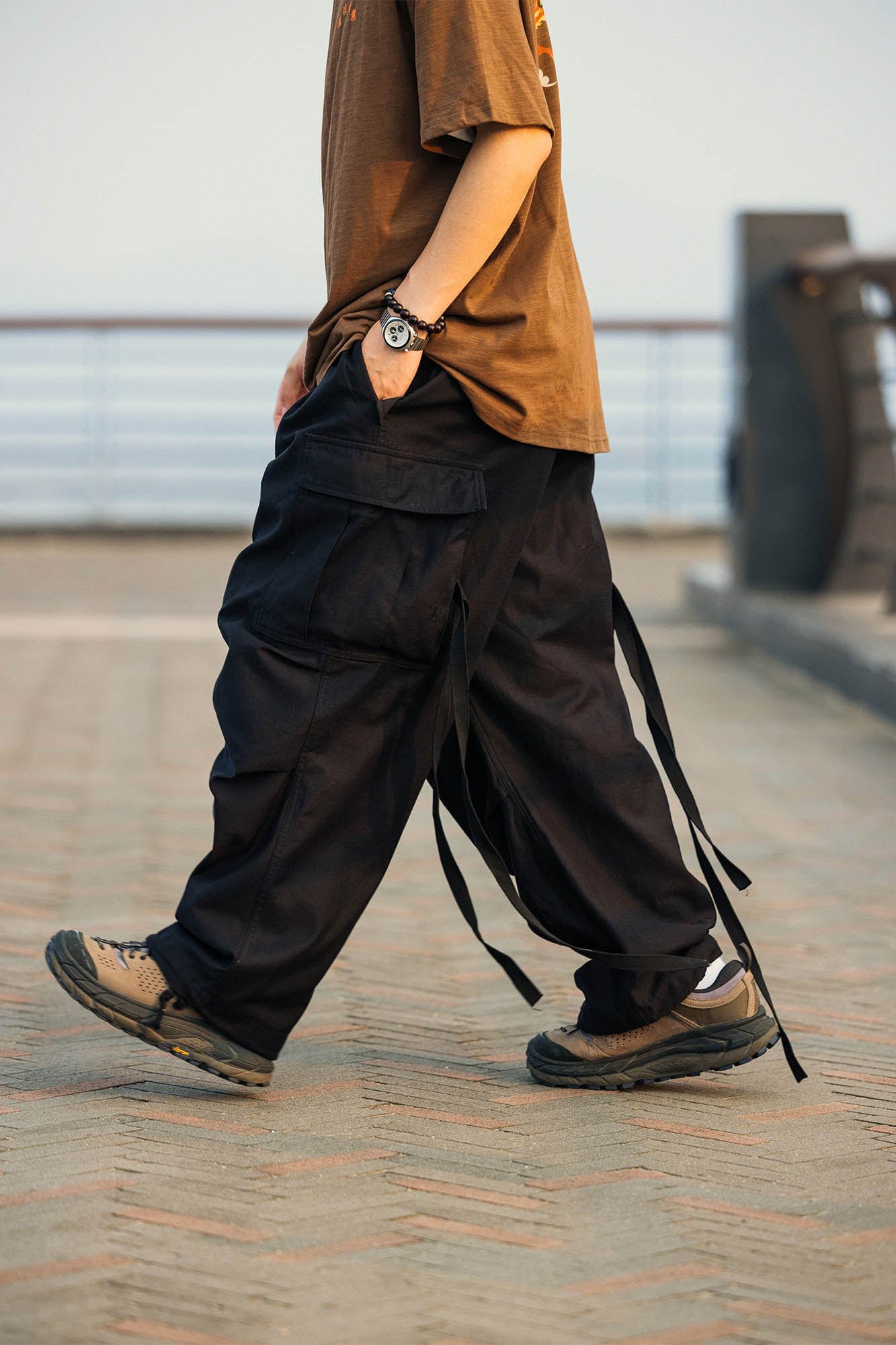 BANANA CLUB Multi-Pocket Strap M51 Cargo Pants