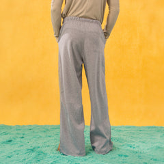 CLP Contrast Panel Drawstring Straight-Leg Pants