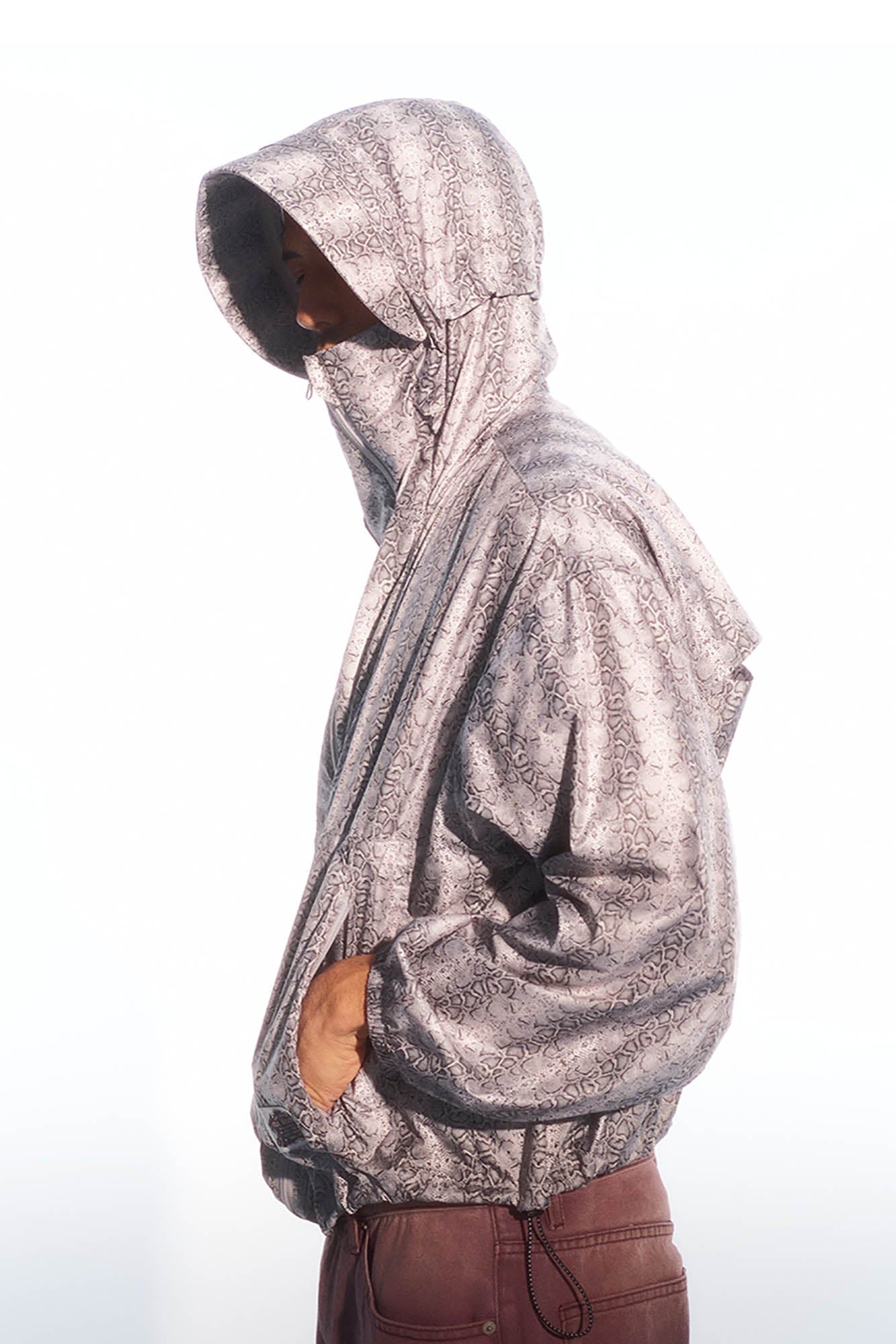 TRECLUB Snakeskin UV Protection Hooded Jacket