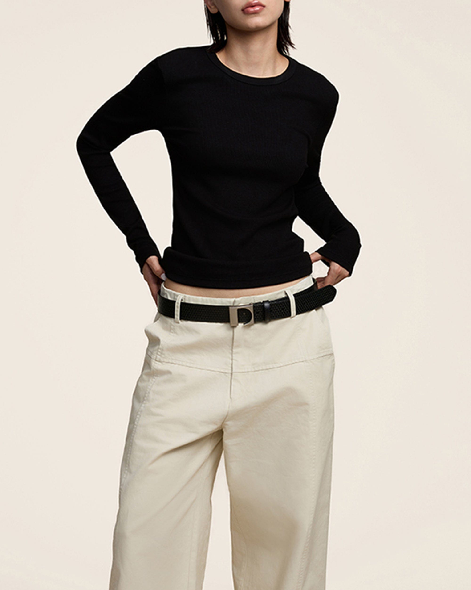 OPICLOTH Classic Embossed Leather Belt