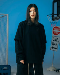 MAKEMORE Layered Long-Sleeve Tee