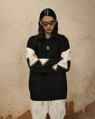 OVDY Color-Blocked Patchwork Sweater