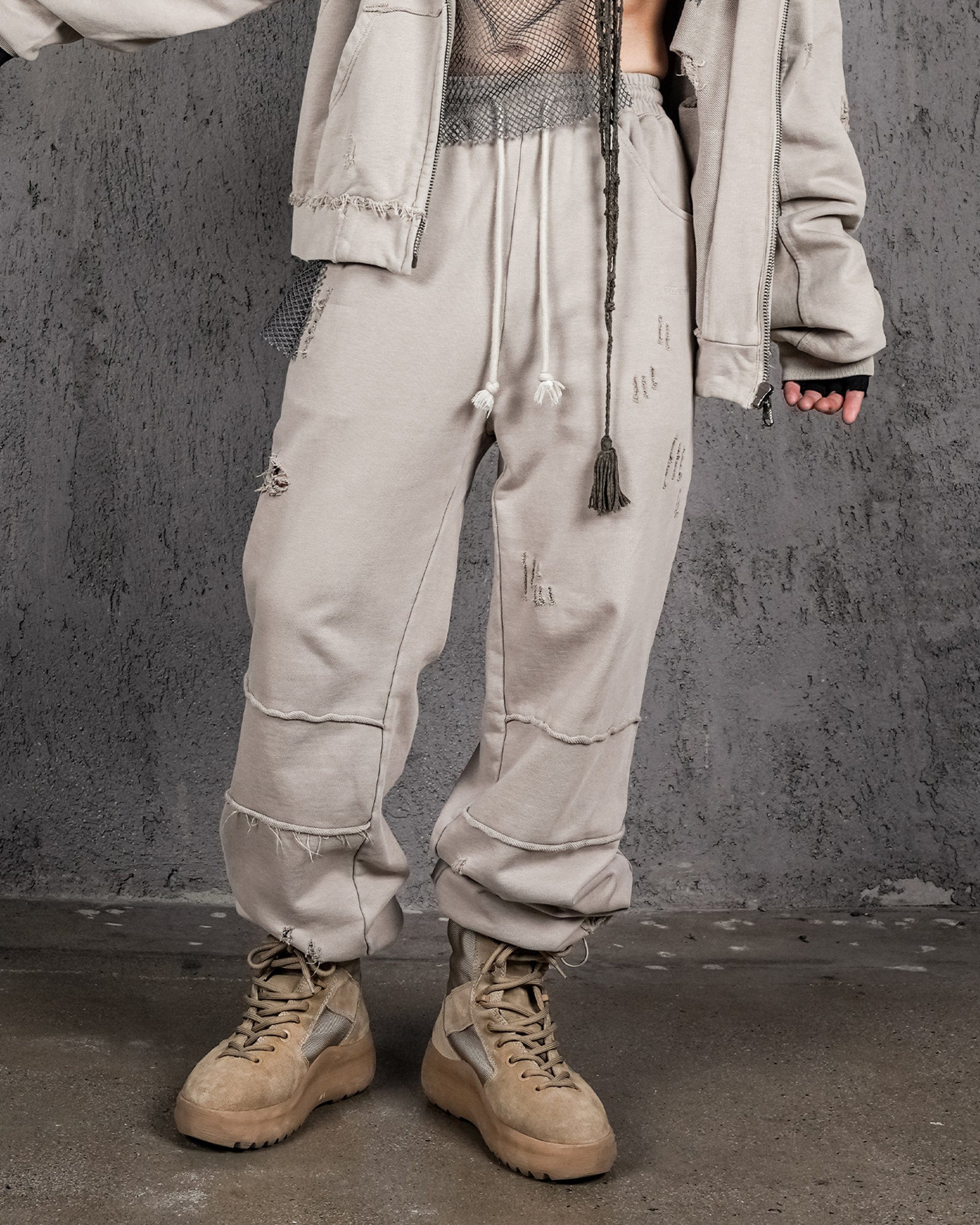 UNDERWATER Wasteland Ripped Spliced Jogger