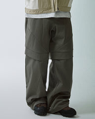 F2CE Modern Deconstructed Double-Knee Rivet Pants