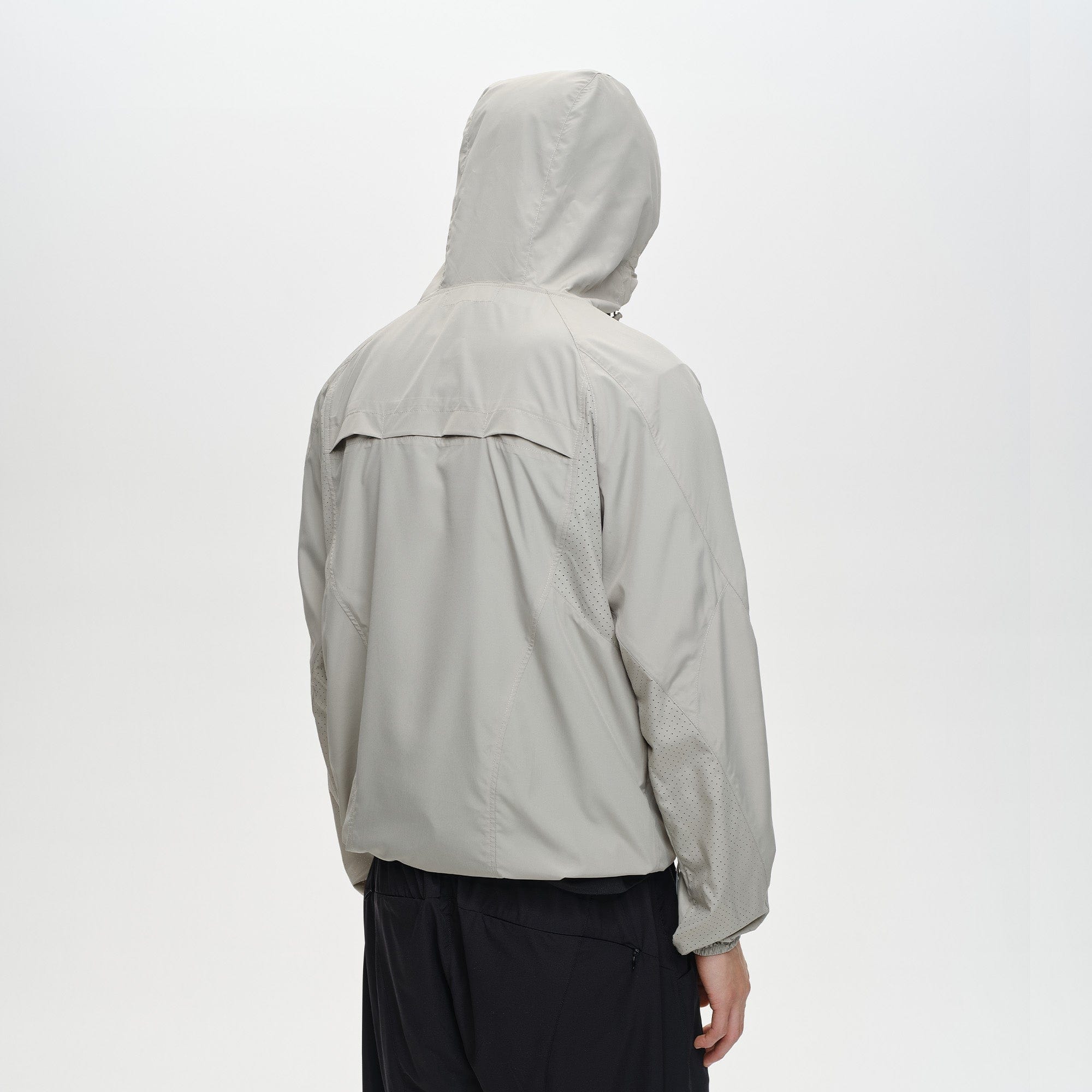 CATSSTAC Spliced Laser-Perforated Waterproof UV Production Hooded Jacket
