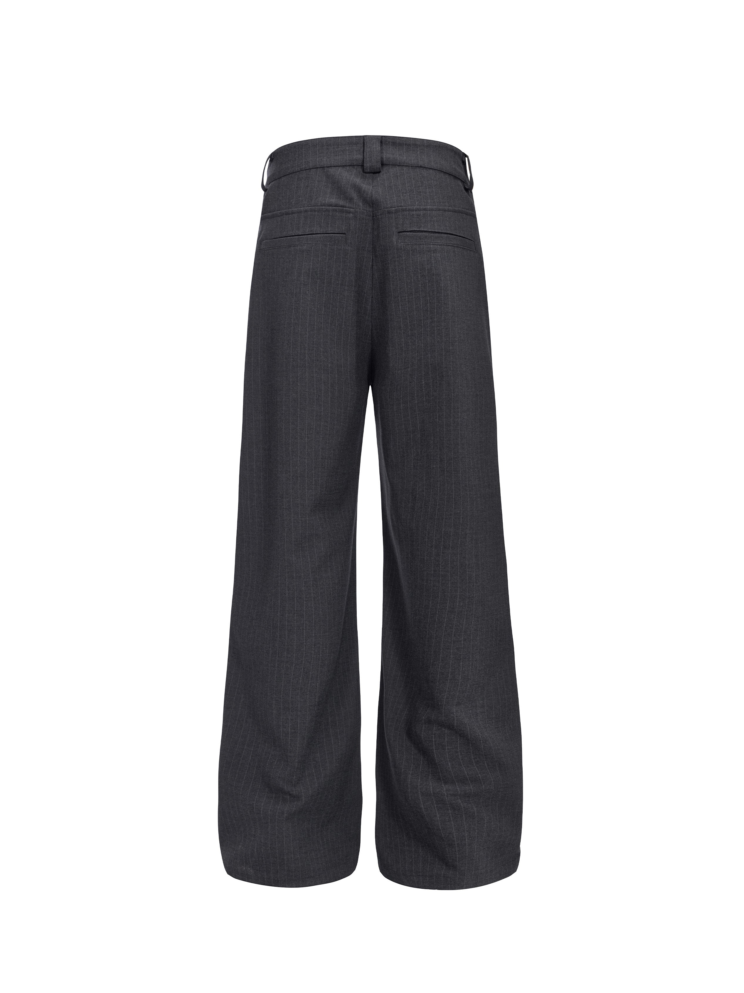 CATSSTAC Classic Pinstripe Wide-Leg Pants