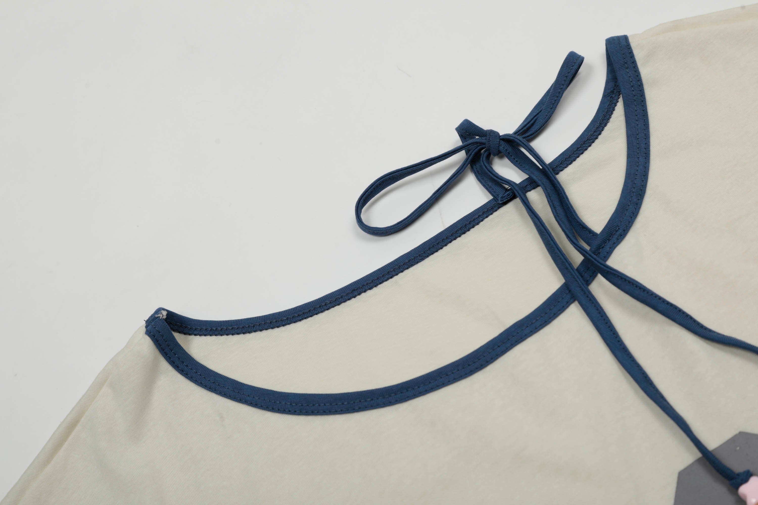 CLP No.06 Drawstring Neck Long-Sleeve Tee