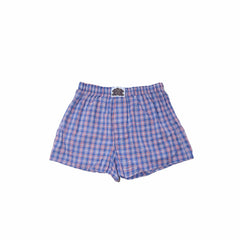 TRECLUB Plaid Lounge Shorts