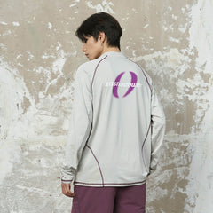 ENSHADOWER Asymmetrical Stitch Quick-Dry Long-Sleeve Tee