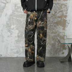 ENSHADOWER Branch Camo Multi-Pocket Straight-Leg Pants
