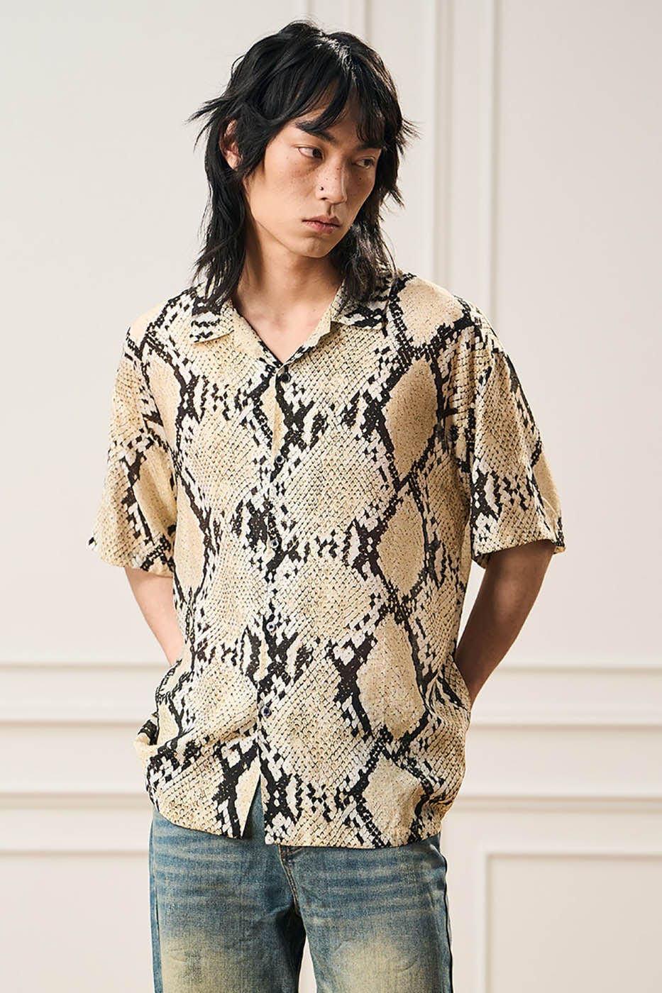 EPIC POETRY Python Cuban Half Shirt