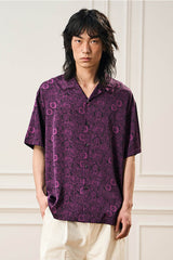 EPIC POETRY Oriental Bloom Cuban Shirt