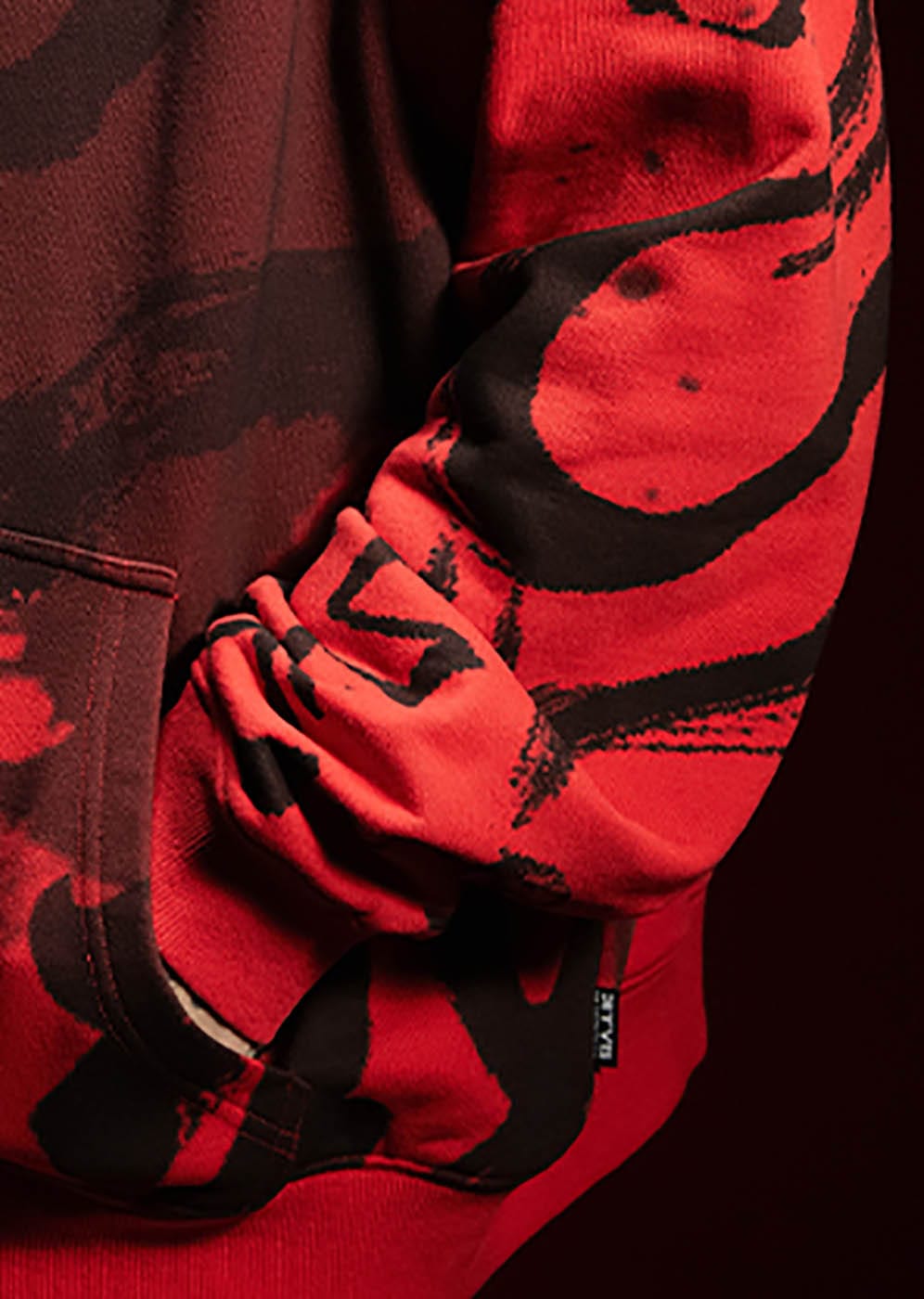 RTVG Calligraphy Full-Print Zip-Up Hoodie