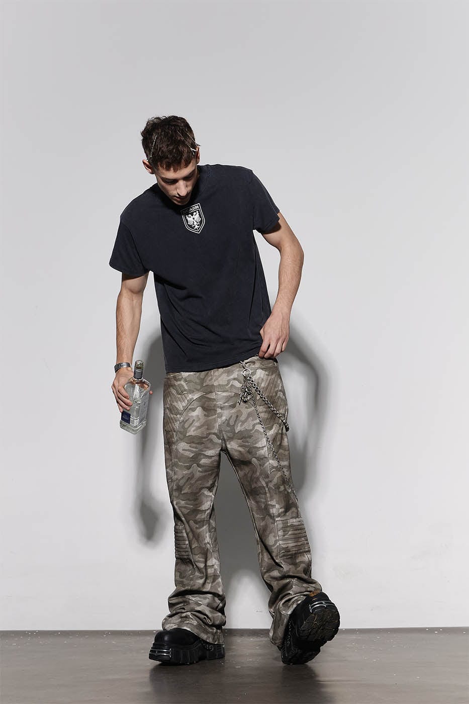 DND4DES Double-Headed Eagle Distressed T-Shirt