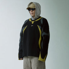 F2CE Modern Deconstructed Waffle Sweatshirt