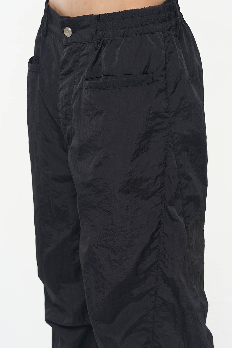 RELABEL Drawstring Pleated Wide-Leg Pants