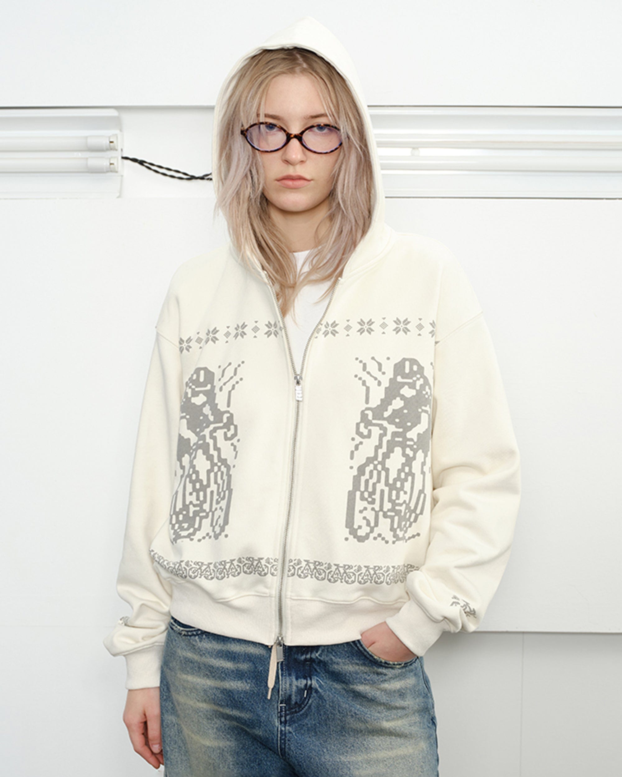 KREATE Bicycle Knitted Zip-Up Jacket